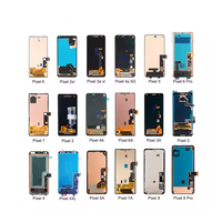 Écran tactile LCD d'origine Google Pixel 4a 5G/Pixel 6 avec cadre, assemblage de haute qualité, testé à 100 %, remplacement, garantie 1 an