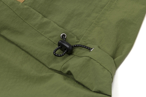 Anorak Jacket Olive Brown Ripstop Chaqueta cortavientos con capucha Nueva llegada Casual Sport Anorak Bordado personalizado Logos a prueba de viento - Product Image 5