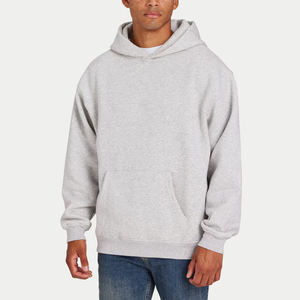 Sudadera con Capucha Personalizada de Alta Calidad, Bordada, Holgada, Lisa, 100% Algodón, Felpa, para Hombre - Product Image 5