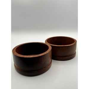 Ensemble de saladiers en bois de haute qualité et durable, bol rond en bois - Product Image 4