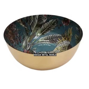 Cuenco redondo de Metal para servir Chocolate de la mejor calidad, nuevos dulces decorativos para el hogar con estilo, suministros de Hotel ecológicos para uso en bodas - Product Image 4