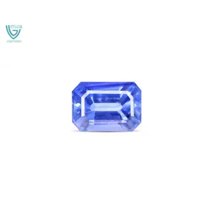 Saphir bleu 0,56 carat Pierre précieuse naturelle facettée Forme étoile Diamètre du trou 1 mm Tailles 1,5 mm-10 mm Traité thermiquement - Product Image 1