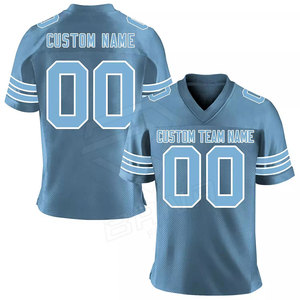 Jersey de Fútbol Americano Personalizado con Logotipo para Hombre, Talla Grande, Transpirable, Antibacterial, de Poliéster, con Impresión por Sublimación - Product Image 2