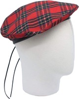 Chapeau écossais Glengarry personnalisable |   Tissu polyester/coton de haute qualité, unisexe, quatre saisons, réglable, OEM
