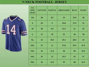 Camiseta de fútbol americano de sublimación personalizada de alta calidad, transpirable, estampado, el más nuevo, uniforme XL, camisetas para adultos/Tops, patrón de números - Product Image 6