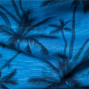 2024 camisetas de lona de fibra de bambú de algodón para hombres de moda de manga corta estilo de calle transpirable personalizable - Product Image 3