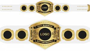 Ceinture de championnat en métal réglable fabriquée sur mesure plaqué or couleurs de longueur personnalisables-Trumans Gym Fitness Equipment - Product Image 2