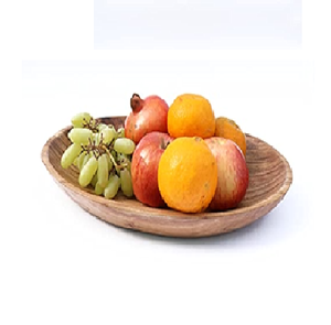 Bandeja de servicio de madera a precio razonable, plato ovalado de madera de acacia artesanal para restaurante y vajilla para el hogar - Product Image 1