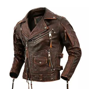 Vente en gros de vestes stylées manteau en cuir pour homme, blazer décontracté formel lourd tendance classique, blazer bombardier de luxe, veste pour homme - Product Image 4