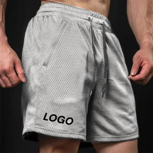 กางเกงขาสั้นลำลองสไตล์สตรีทแวร์แบบเรียบง่ายสำหรับเล่นบาสเก็ตบอล ดีไซน์ล่าสุด ผลิตตามแบบที่ลูกค้าต้องการ 100% ด้วยเทคนิคการพิมพ์แบบซับลิเมชั่นสำหรับผู้ชาย - Product Image 1
