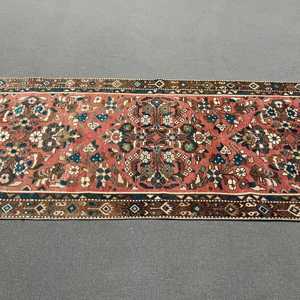Rug, 3.1x9.7 ft Turkish Rug, <b>Red</b> Camouflage Rug <b>Wool</b> - Product Image 5