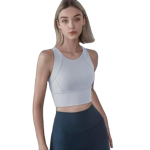 Style Custom Athletic Yoga Sports Corset Women Sports Bra Tops Fitness Workout Gym Sexy Backless Bra - Product Image 6