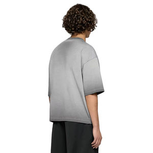 Camiseta Oversize de Algodón para Hombre, de Gramaje Pesado, con Hombro Caído, Lisa, con Lavado Ácido, de Felpa Francesa, de Corte Cuadrado y Corto, Personalizable - Product Image 3
