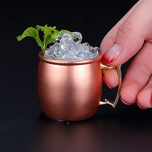 Best Selling Wholesale Pure Copper Moscow Mule <b>Mugs</b> Hammered Finished Barrel <b>Mugs</b> Easy Grip Multiple Drinks Purpose by HHO - Product Image 6