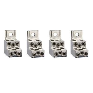 Per Schneider Electric LV429249 ComPacT NSX Set 4 Pezzi Connettori per Cavi Nudi in Alluminio Terminale a 6 Cavi 1.5mm-35mm 250A - Product Image 1