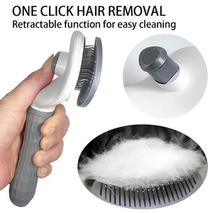 <span class=keywords><strong>Brosse</strong></span> de toilettage <span class=keywords><strong>pour</strong></span> animaux de compagnie, peigne à poils de <span class=keywords><strong>chien</strong></span>, <span class=keywords><strong>brosse</strong></span> autonettoyante - Product Image 3
