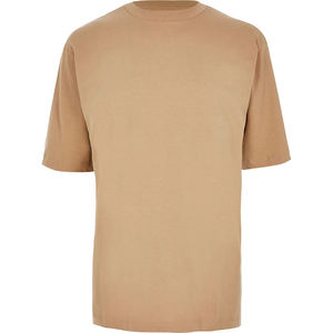 T-shirt pour homme à épaules tombantes, prix bas, respirant, sur mesure, vente chaude, confortable, tendance, tissu en toile de haute qualité, court - Product Image 5