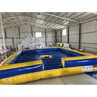 Grand tapis de rodéo gonflable d'extérieur