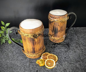 ถ้วยไม้ธรรมชาติสำหรับดื่มแบบคลาสสิกสำหรับปิกนิกและใช้ในบ้านโดย tradebyd - Product Image 6