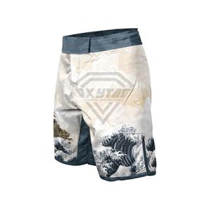 Shorts de MMA pour hommes sur mesure, entraînement, fitness, combat, MMA, Muay Thai, kickboxing, avec design imprimé par sublimation - Product Image 2