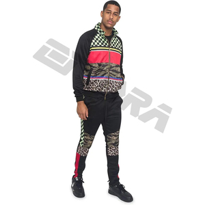 Personnalisez votre logo, survêtements slim pour hommes, vêtements de sport, survêtement de gymnastique en polaire de haute qualité pour hommes, survêtements en coton et polyester - Product Image 4