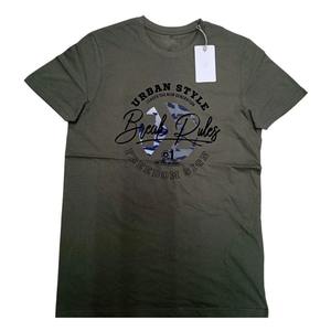 T-shirt à manches régulières 100% coton de haute qualité pour hommes 180 grammes motif solide décontracté toutes saisons anti-boulochage caractéristiques de séchage rapide - Product Image 3