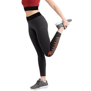 Pantalones de Compresión Deportivos para Mujer, Color Sólido, Cintura Elástica Media, Largo Completo, Logotipo Personalizado - Product Image 1