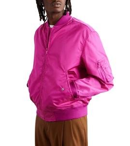 แจ็กเก็ตบอมเบอร์ของผู้ชายเสื้อแจ็กเก็ตโลโก้ออกแบบได้ตามต้องการ - Product Image 3