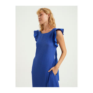 BGN ชุดเดรสแม็กซี่เดรสแต่งระบายแบบคอร์เซ็ต - Product Image 4