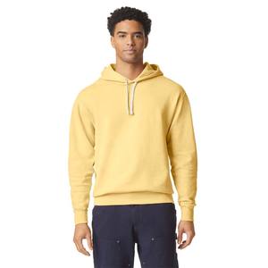 Col arrondi sport hommes personnalisé à manches longues sweats pull impression plaine sweats à capuche - Product Image 1