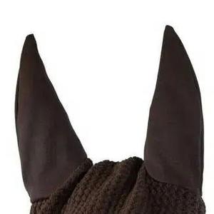 Voile anti-mouches pour cheval, filet d'oreille, bonnet en maille, logo et couleur personnalisés, léger, protection extérieure, prix de gros - Product Image 5