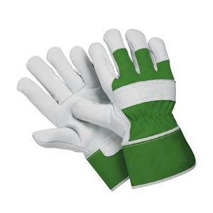 Guantes de trabajo de cuero de nueva calidad a la venta con la mejor protección de seguridad de mano superior con guantes de cuero de transferencia de calor para hombres - Product Image 6
