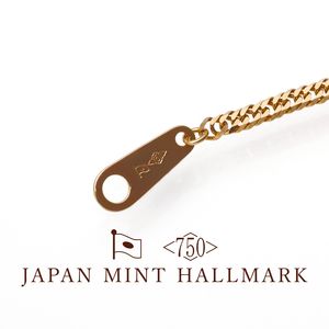 Classe parfaite qualité fantastique K18 6DCW 50cm5g Double chaîne gourmette collier de mode pour femmes - Product Image 6