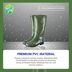 Botas Altas Premium de PVC Verde Verano SSBO, Resistentes a Mordeduras de Serpientes, Impermeables, Antideslizantes y Cómodas para Jardinería y Agricultura - Product Image 6