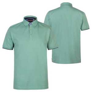 Nuevos polos personalizados transpirables anti-pilling de color sólido para hombre, polos informales lisos de alta calidad al por mayor para hombre - Product Image 3