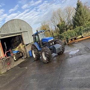 Entrega rápida, calidad premium, 110hp, nuevo Tractor de ruedas Hollans T1104, caja de cambios de motor esencial bastante usada Original para agricultores - Product Image 4
