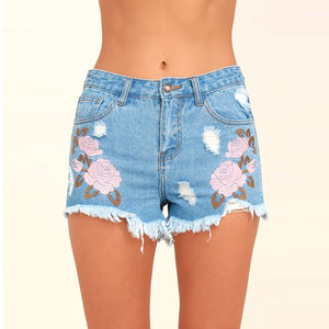 Shorts en denim pour femmes, de haute qualité, professionnels, OEM personnalisés, de qualité supérieure, fabrication en usine, forte demande, vente en gros - Product Image 5