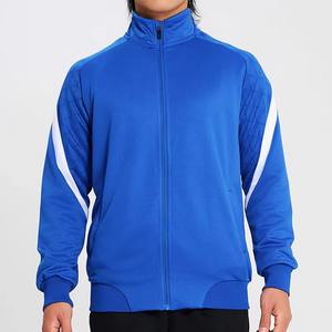 Chaqueta deportiva cortavientos con cremallera completa y logotipo personalizado para hombre, ropa deportiva ligera para gimnasio, correr, ropa de entrenamiento para hombres - Product Image 1