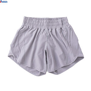 Shorts d'été pour femmes de qualité supérieure BOBBIN INDUSTRIES, double couche, élastique, séchage rapide, respirant, yoga, gym, sport, course à pied, léger - Product Image 2