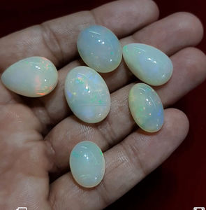 Piedras preciosas turquesas naturales, cabujón suelto suave de una calidad, forma ovalada de 8-10mm para ropa de fiesta, certificado IGI - Product Image 2