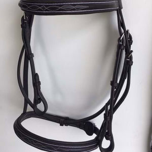 Licol de cheval en nylon rembourré en polaire avec logo personnalisé, réglable, doux, pour l'entraînement - Product Image 6