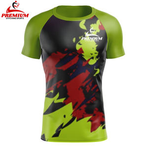Compresión Rash Guard Camiseta deportiva de entrenamiento transpirable de secado rápido Desgaste de artes marciales Fabricante personalizado - Product Image 6