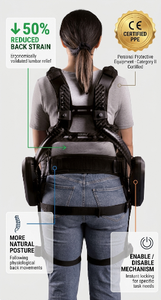Robot Pasivo Portátil Comau MATE-XB |   Soporte Lumbar Ergonómico para la Espalda Baja |   Equipo de Protección Personal |   Talla L - Product Image 2