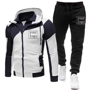 Sudaderas con capucha para hombre, conjuntos de ropa deportiva, chándal informal para hombre, sudadera de 2 piezas, pantalones de chándal, traje, Otoño Invierno 2025, Top grueso con capucha para hombre - Product Image 1