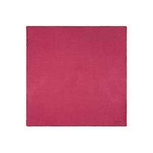 ผ้าพันคอผ้าฝ้ายสีชมพูเข้ม 100x100 ซม. ลายสี่เหลี่ยมจัตุรัส - Product Image 1