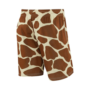 Pantalones cortos de entrenamiento con logotipo personalizado hecho en Pakistán para hombre, 100% poliéster, informal, verano, Fitness, deportes, gimnasio, baloncesto, pantalones cortos de malla maximizados - Product Image 4