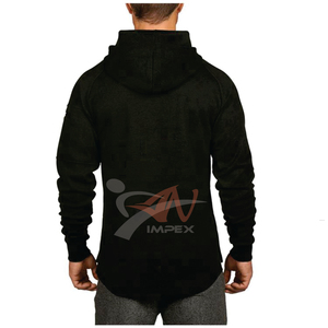 Pull à capuche personnalisé de haute qualité pour hommes Sweat-shirt flexible à logo imprimé fabriqué à partir de polaire Vêtements confortables - Product Image 2