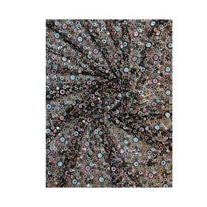 Faux Georgette de alta calidad, 8 secuencias, bordado de trabajo de hilo de tonelada a tonelada para vestidos de novia para bodas, origen indio - Product Image 1