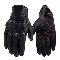 Gants de sports d'hiver en cuir véritable personnalisables pour motos cyclisme fêtes de pêche conception du nouvel an pour les activités de plein air