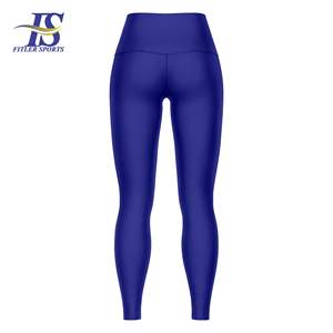 Ensemble de yoga respirant à séchage rapide à taille mi-haute et à taille élastique, nouvelle mode, couleur unie, impression personnalisée sur le devant, 2 pièces - Product Image 6